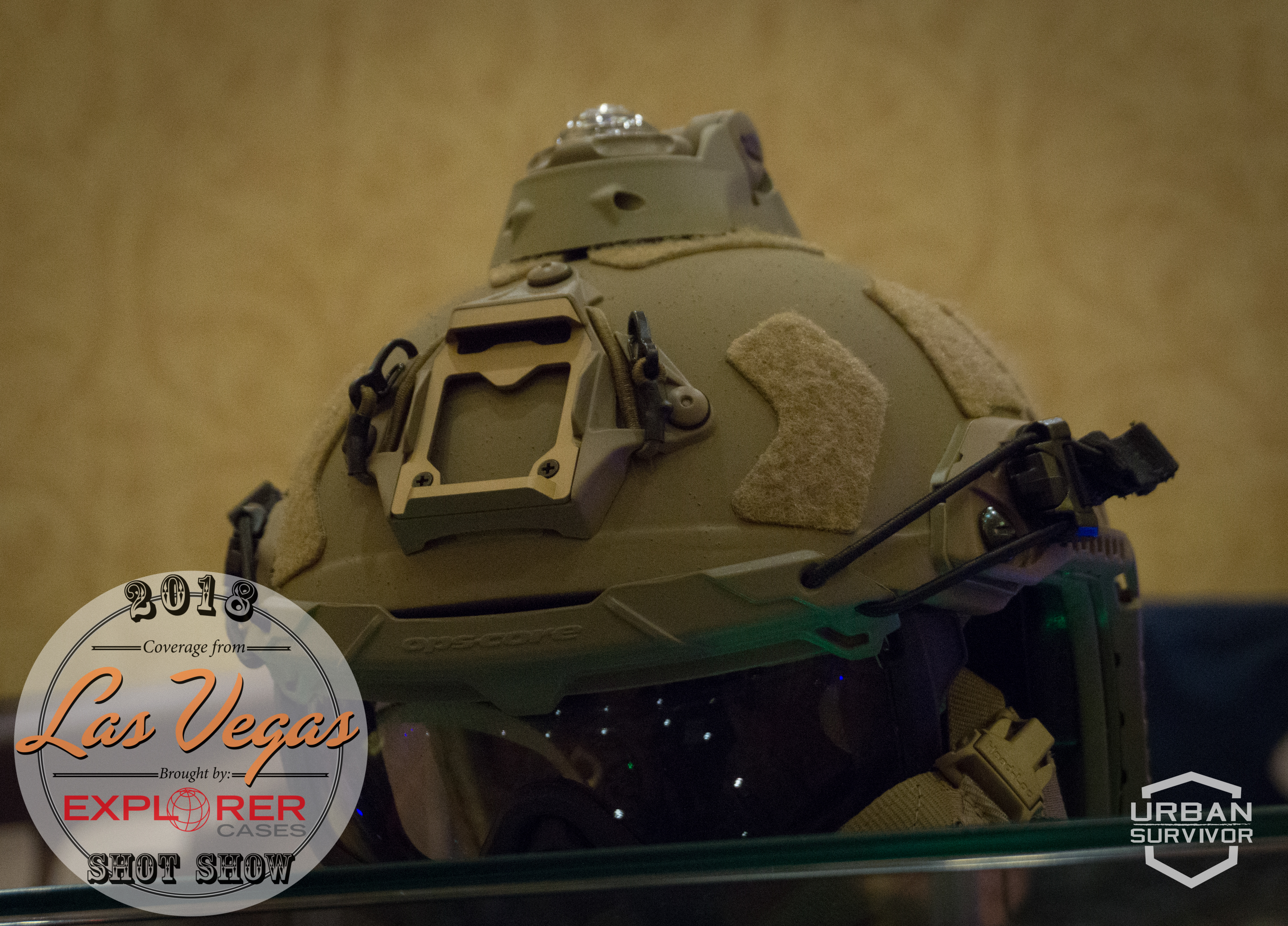 Adventure Lights VIP Helmet Mounted SHOT Show 2018 (2)