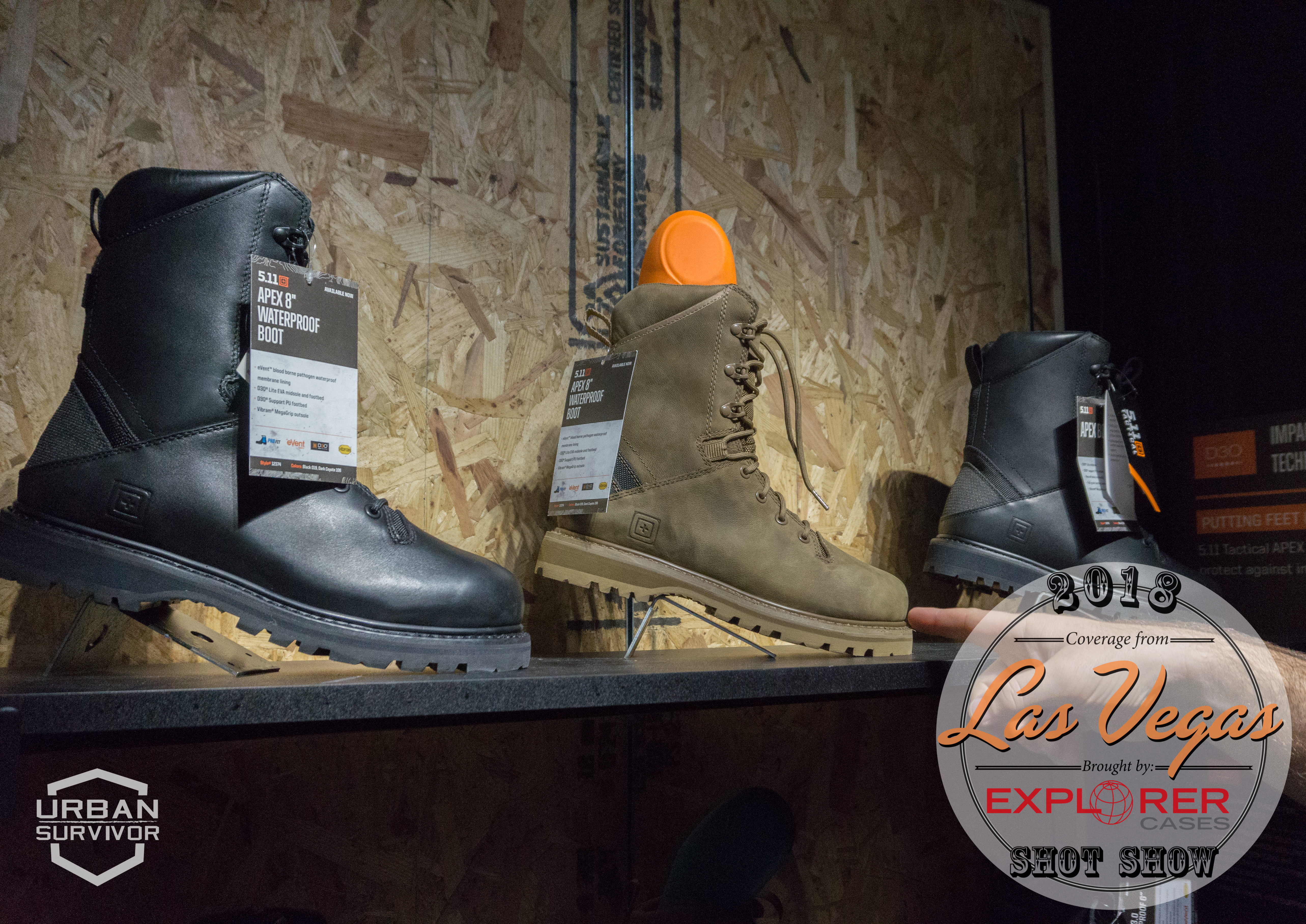 5.11 SHOT Show 2018 Apex Boots