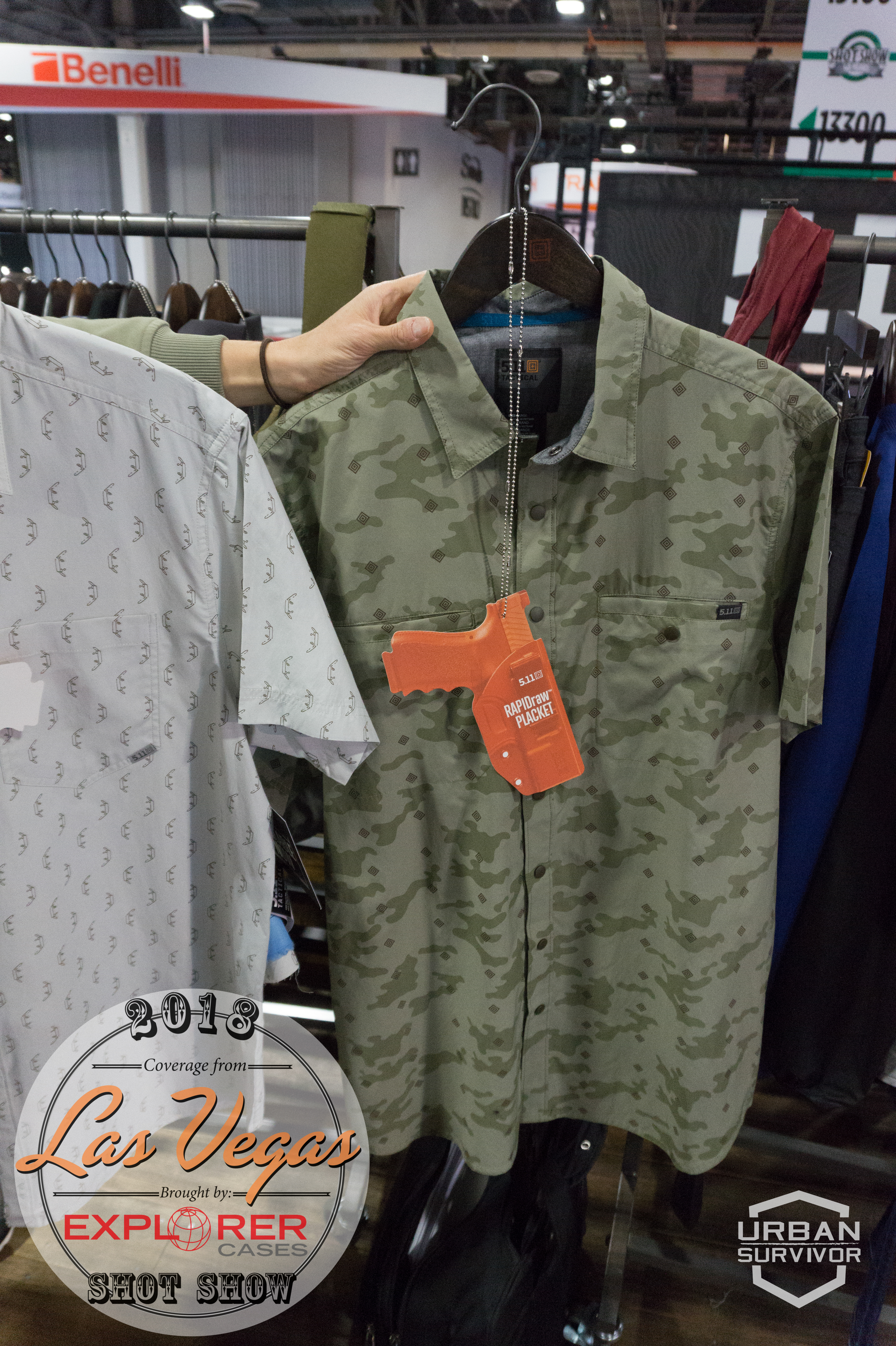 5.11 SHOT Show 2018 Crestline Camo Shirt